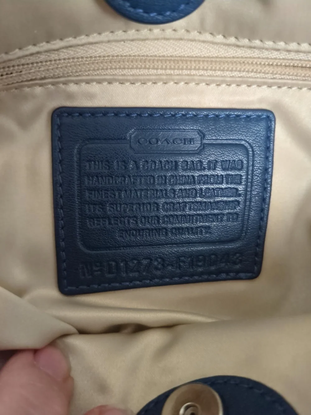 Coach **purse euc